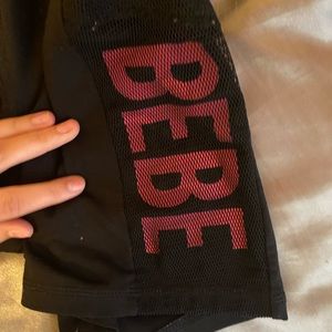 BEBE biker shorts